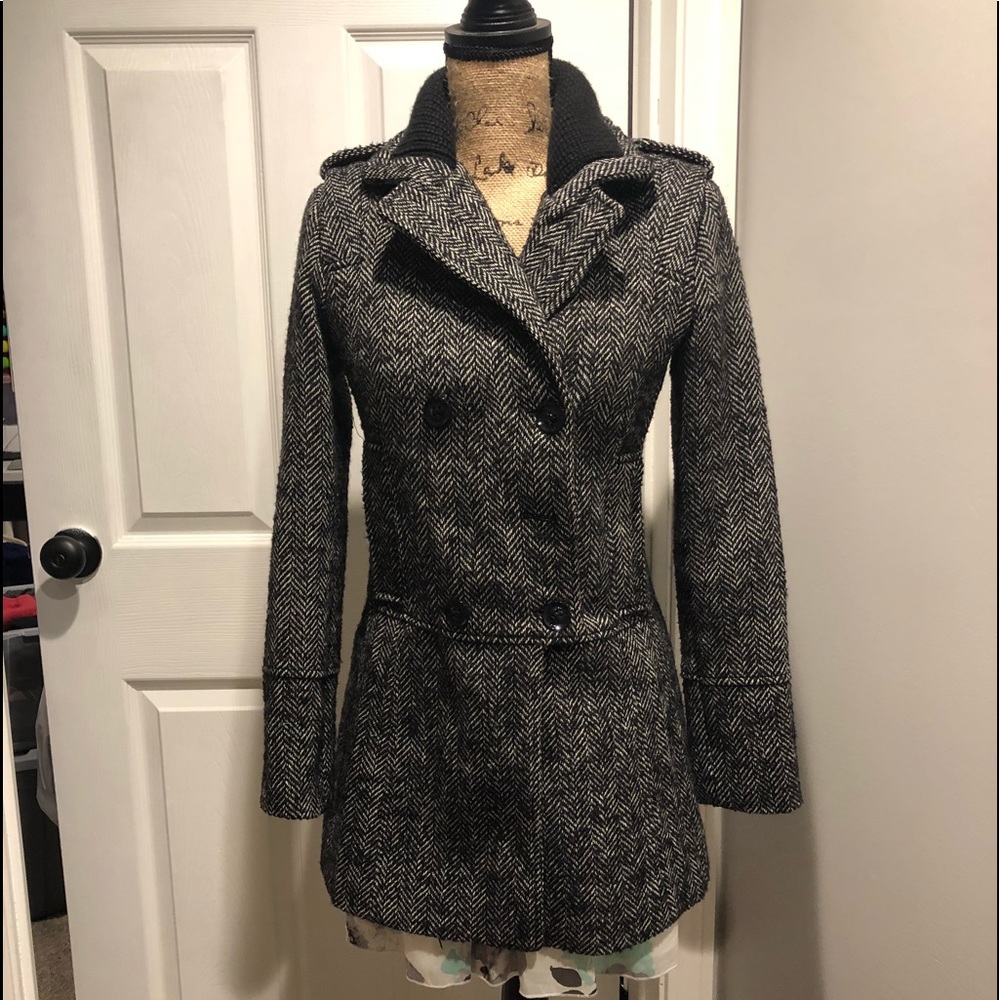 Guess pea coat size small